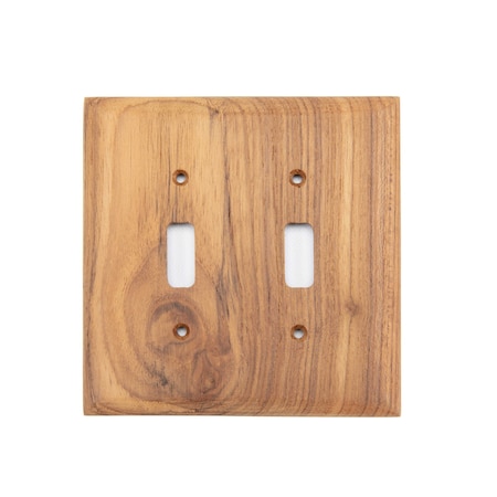 Whitecap Two Toggle Siwtch Plate 60176